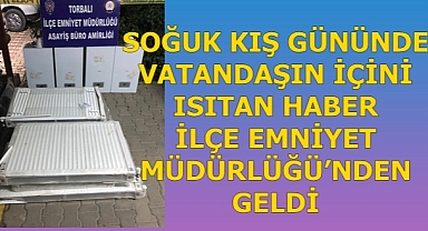 SOĞUK KIŞ GÜNÜNDE VATANDAŞIN İÇİNİ ISITAN HABER İLÇE EMNİYET MÜDÜRLÜĞÜ’NDEN GELDİ