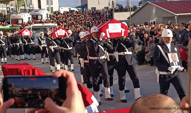 Deaş Operasyonunda Şehit Düşen Polislere Son Görev