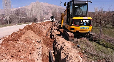 ASAT'tan Elmalı'da asfalt öncesi altyapı yatırımı