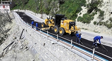 Denizli Büyükşehir'den Babadağ'da ulaşım yatırımı