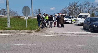 Sinop’ta motosiklet ile otomobil çarpıştı: 1 yaralı