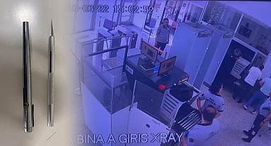 Adliyeye kalem görünümlü silahla girmeye çalıştı! İfadesinde eşini suçladı