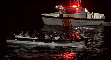 Aydın’da 32 düzensiz göçmen kurtarıldı