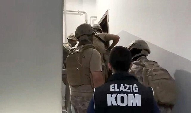 Elazığ merkezli 4 ilde 'Barbaroslar' suç çetesine operasyon: 29 şüpheli yakalandı