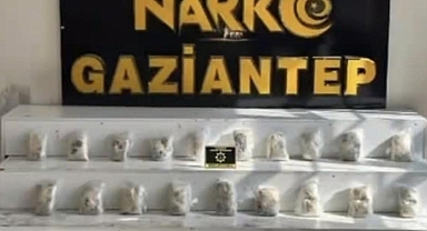 Gaziantep’te 22 kilo uyuşturucu ele geçirildi: 8 şahıs tutuklandı