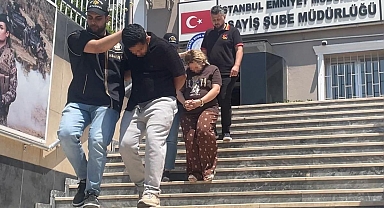 Markette çanta hırsızlığı kamerada
