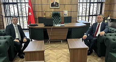 Sinop'a atanan Başsavcı Aksoy'dan Kaymakam Altınpınar'a veda ziyareti