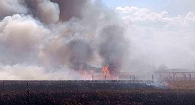 Tekirdağ’da tarım arazisinde iki noktada yangın