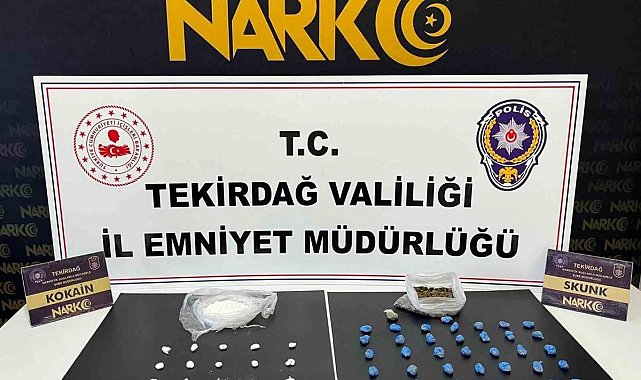 Tekirdağ’da uyuşturucu operasyonlarında 8 tutuklama