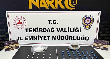Tekirdağ’da uyuşturucu operasyonlarında 8 tutuklama