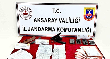 Aksaray’da tefeci operasyonu: 1 tutuklama