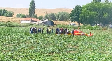 Ankara'da eğitim helikopteri düştü: 2 yaralı