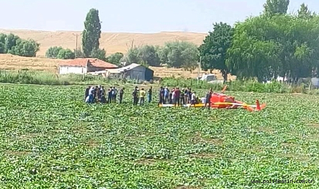 Ankara'da eğitim helikopteri düştü: 2 yaralı