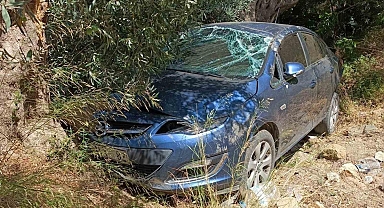 Bandırma Edincik’te tek taraflı trafik kazası: 2 kişi hafif yaralandı