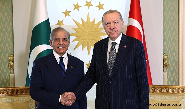 Cumhurbaşkanı Erdoğan, Pakistan Başbakanı Şahbaz Şerif ile görüştü