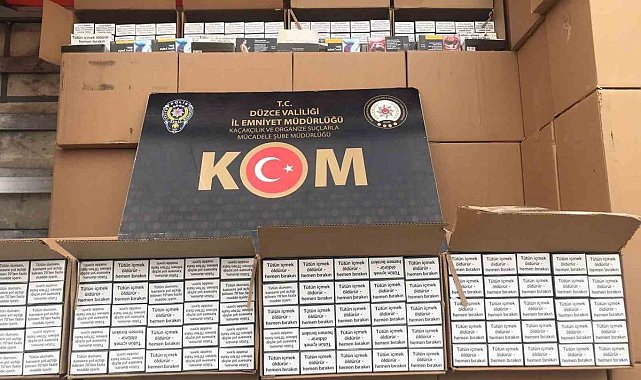 Düzce’de kaçakçılara göz açtırılmıyor