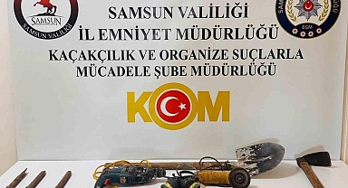 Halı altındaki gizli geçit kaçak kazıyı ortaya çıkardı