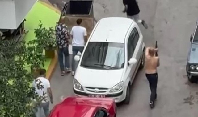 İzmir’de sokak ortasında tüfekle dehşet saçan şehir magandaları kıskıvrak yakalandı