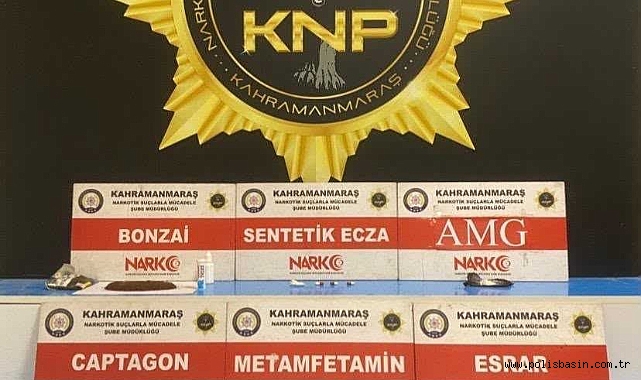 Kahramanmaraş'ta uyuşturucu operasyonu: Çok sayıda uyuşturucu madde ele geçirildi, 5 kişi tutuklandı
