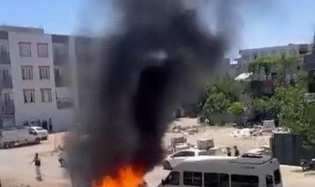 Kahta’da çöp yangını korkuttu