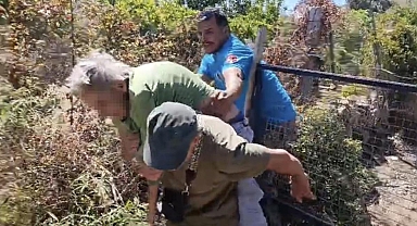 Kendini yakmak isteyen yaşlı kadın makilik alanı ateşe verdi
