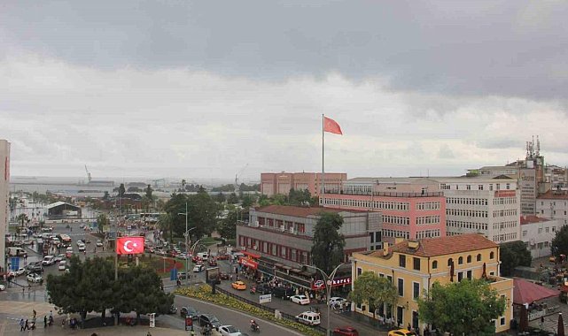 Samsun’u serinleten yağmur