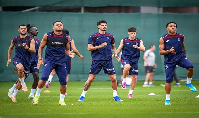 Trabzonspor, Mehmet Ali Yılmaz Tesisleri'nde antrenman yaptı